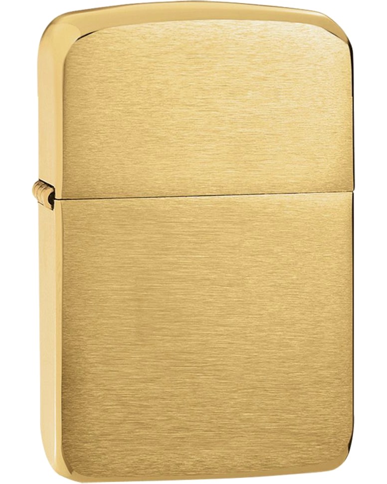   Zippo Brushed Brass Replica -   Classic - 