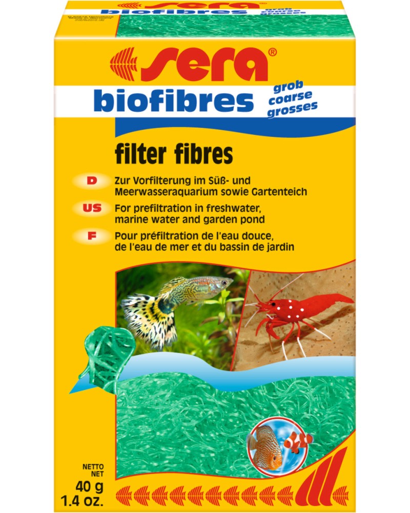           sera Biofibres Coarse - 40  400 g - 