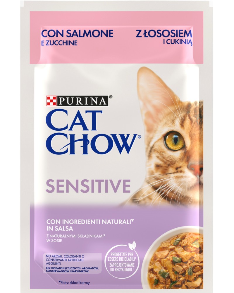       Cat Chow Sensitive - 85 g,    ,    - 