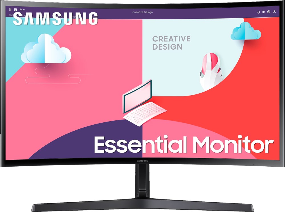  Samsung LS27C366EA - 27", VA, 75 Hz, 16:9, 1920 x 1080, 4 ms, D-Sub, HDMI, AMD FreeSync - 