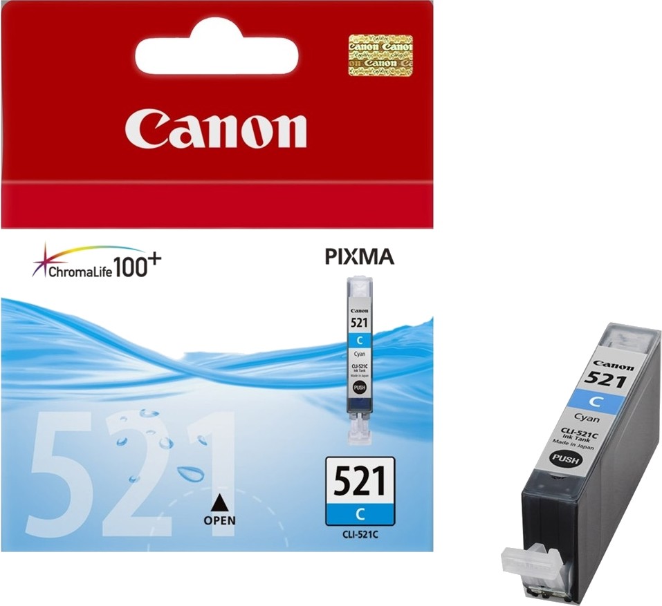      Canon CLI-521 Cyan - 505  - 