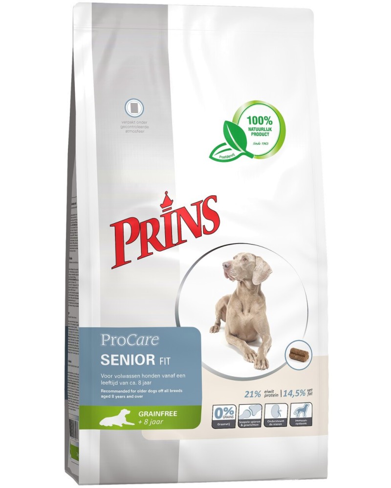      Prins Senior Fit - 12 kg,   ProCare Grain Free,  8  - 