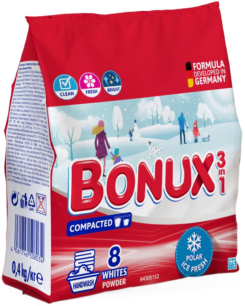        Bonux 3 in 1 - 400 g,    -  