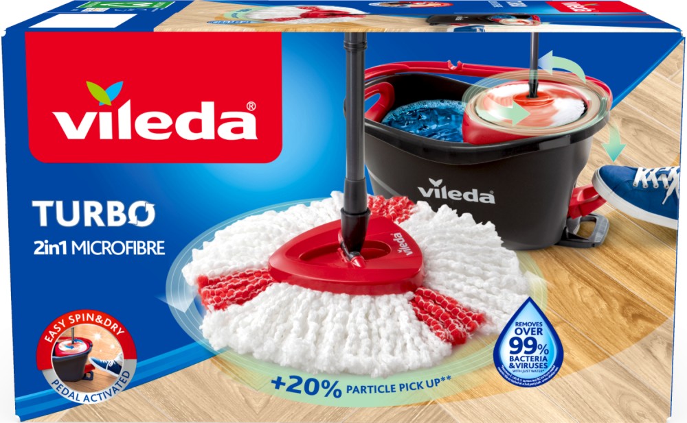    Vileda Turbo 2 in 1 Box -      130 cm     - 