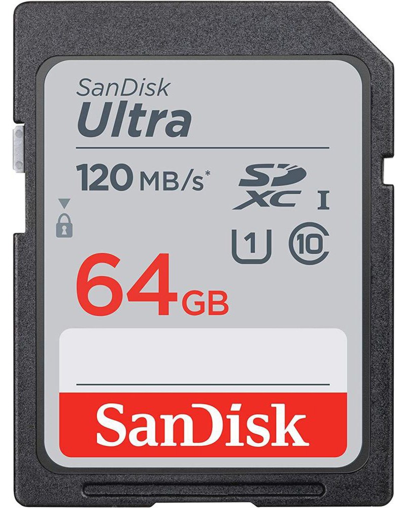 SDXC   SanDisk - Class 10, U1   Ultra - 