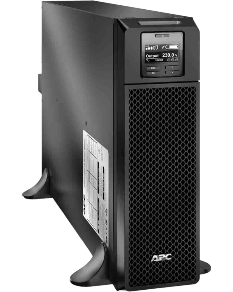    APC Smart-UPS SRT - 5000 VA, 4500 W, 6 x C13 , 4 x C19 , 2 x IEC Jumpers, USB,  , SmartSlot, Double conversion online - 