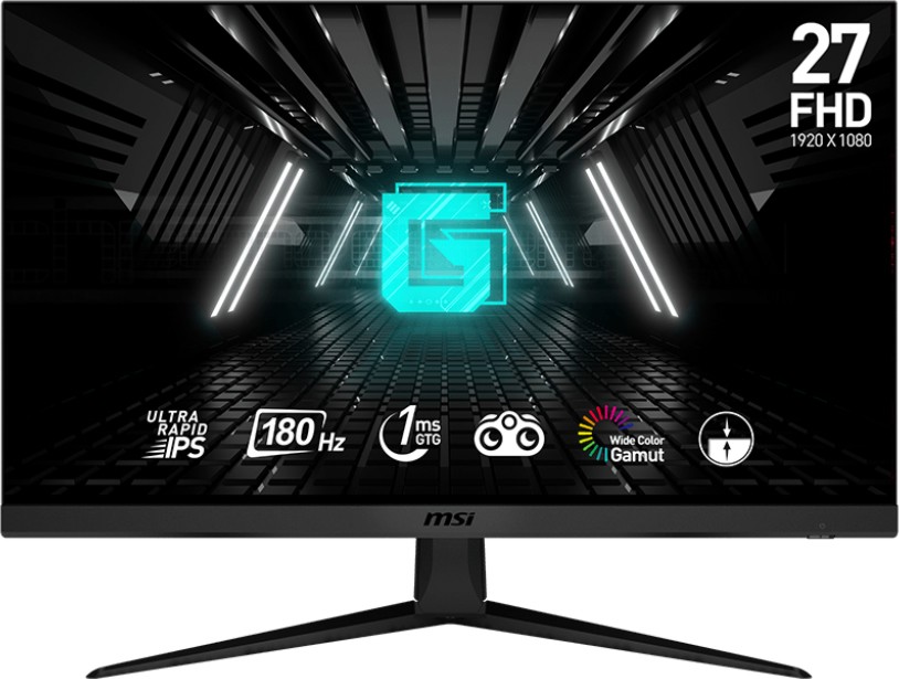  MSI G2712F - 27", IPS, 180 Hz, 16:9, 1920 x 1080, 1 ms, HDMI, DisplayPort, Adaptive Sync - 