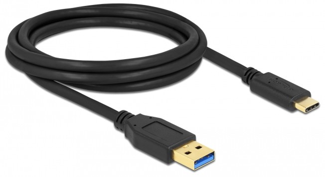  USB-A male  USB-C male DeLock - 2 m - 