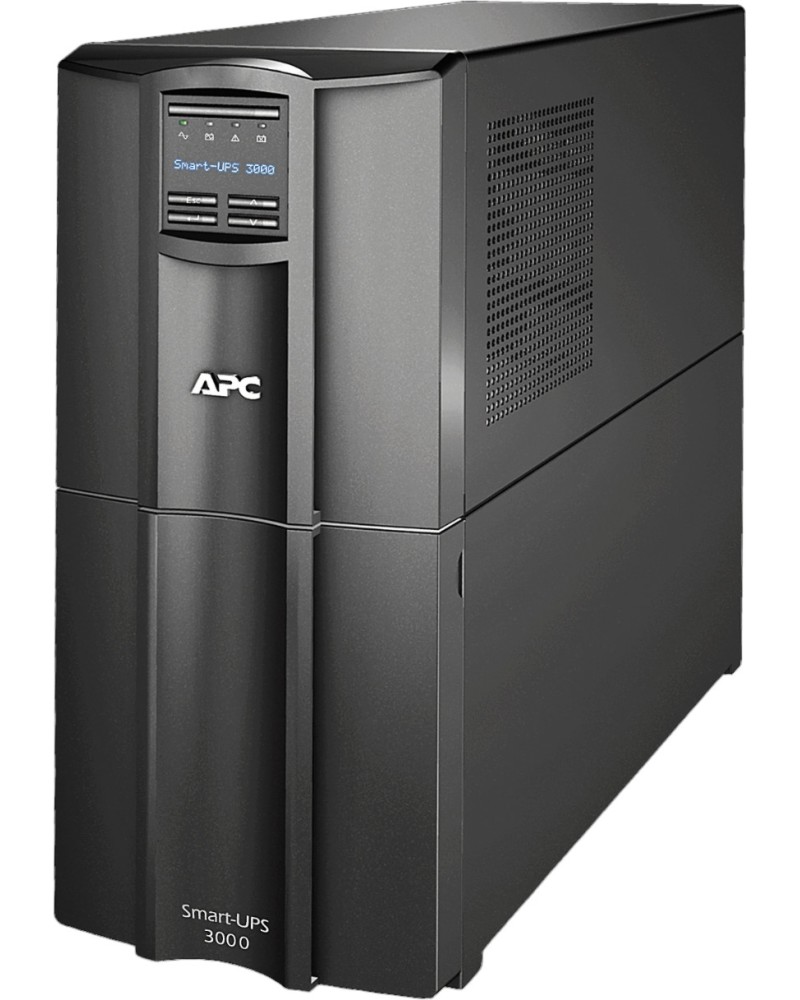    APC Smart-UPS SMT3000IC - 3000 VA, 2700 W, 8 x C13 , 1 x C19 , 2 x IEC Jumpers, USB, RJ45, SmartConnect, SmartSlot, Line interactive - 