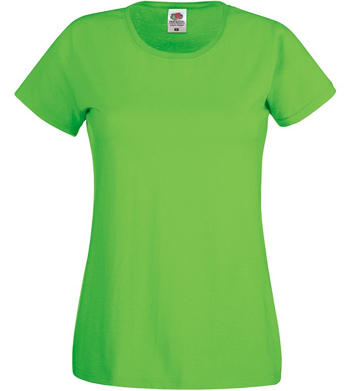   Fruit of the Loom - Lime - 100% ,   Lady Fit Original - 