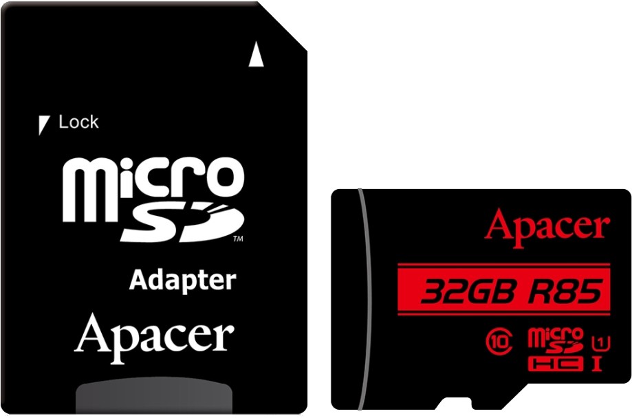 Micro SDHC   32 GB Apacer - Class 10, U1  SD  - 