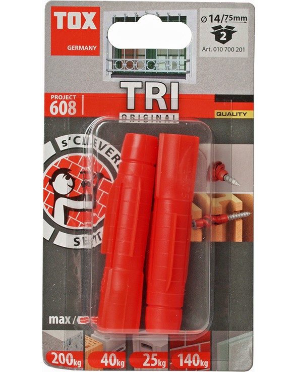   Tox TRI - 2 - 24    ∅ 5 - 14 mm   31 - 75 mm - 