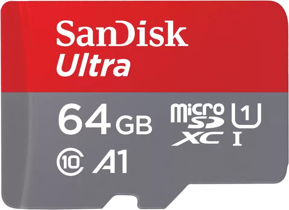 Micro SDXC   64 GB SanDisk - Class 10, U1,   Ultra - 