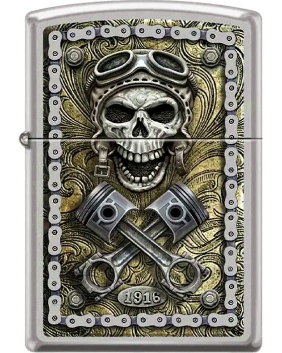   Zippo Rick Rietveld Steampunk Skull - 