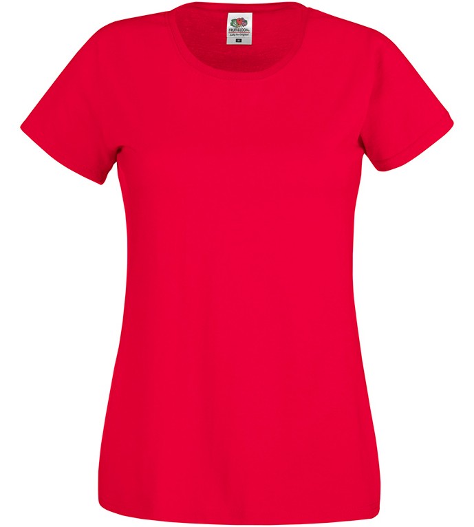   Fruit of the Loom - Red - 100% ,   Lady Fit Original - 