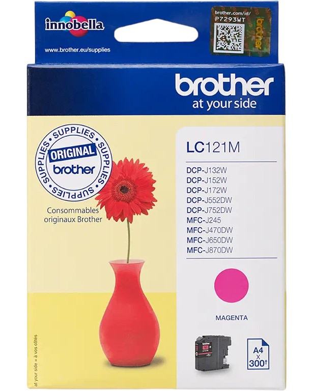      Brother LC-121M Magenta - 300  - 