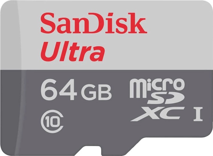 Micro SDHC   64 GB SanDisk - Class 10, U1, A1  SD    Ultra - 