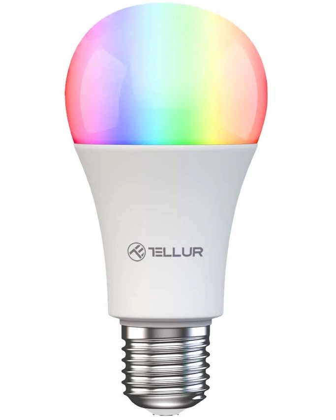 LED  Tellur RGB Wi-Fi E27 10 W 3000K - 1000 lm - 