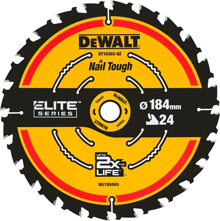     DeWalt Elite - ∅ 184 / 16 / 1.66 mm  24  - 