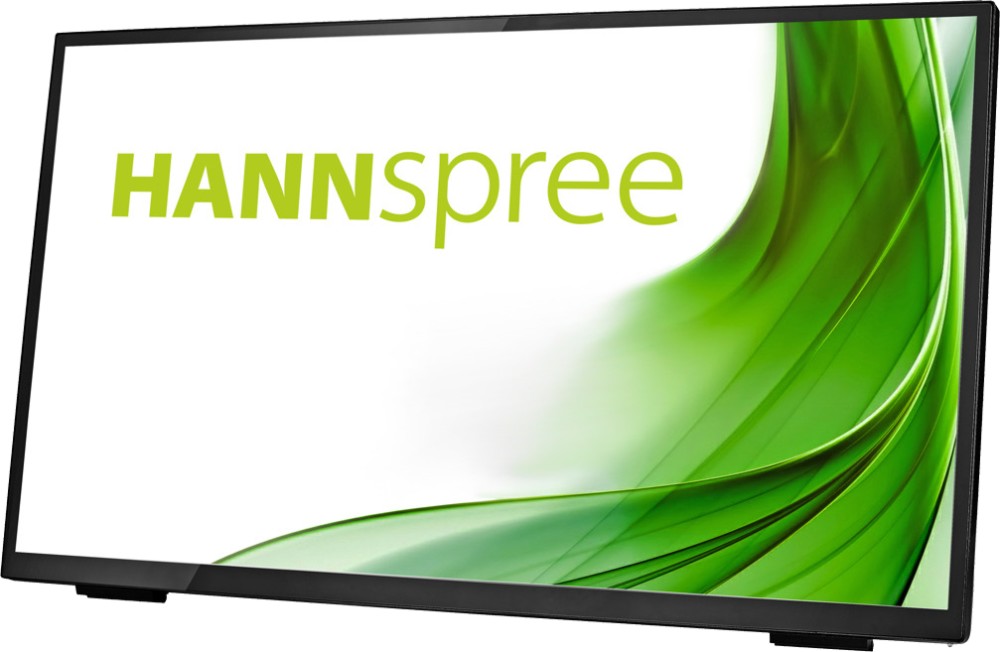   Hannspree HT248PPB - 23.8", 60 Hz, 16:9, 1920 x 1080, 8 ms, HDMI, DisplayPort, VGA, 10 Point Touch - 