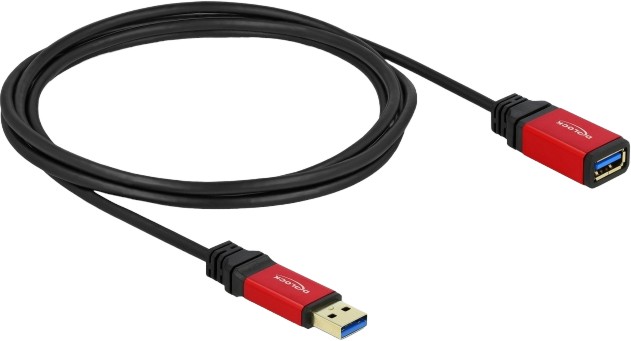   USB-A male  USB-A female DeLock - 2 m - 