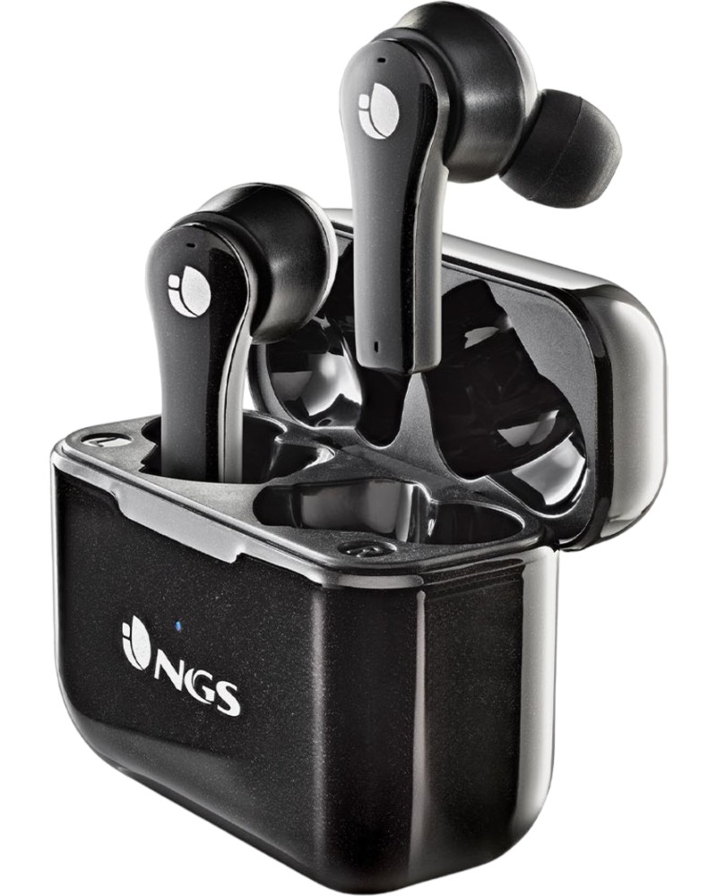 Безжични Bluethooth слушалки NGS Bloom Безжични Bluethooth слушалки NGS Bloom - Със зареждащ кейс от серията Artica -