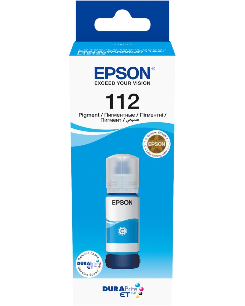    Epson 112 EcoTank Cyan - 6000  - 