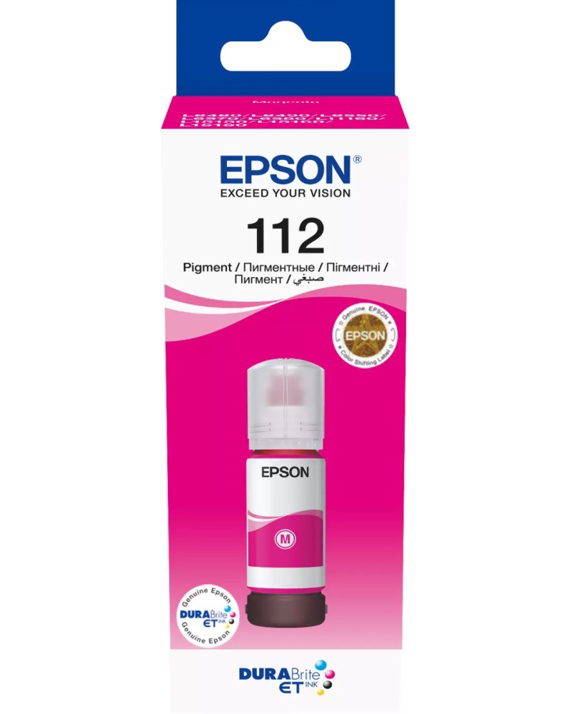    Epson 112 EcoTank Magenta - 6000  - 