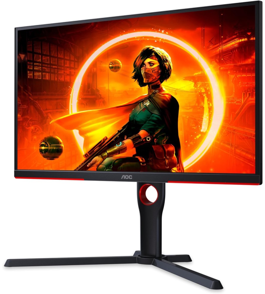  AOC 25G3ZM/BK - 24.5", VA, 240 Hz, 16:9, 1920 x 1080, 1 ms, HDMI, DisplayPort, Adaptive-Sync, AMD FreeSync Premium - 