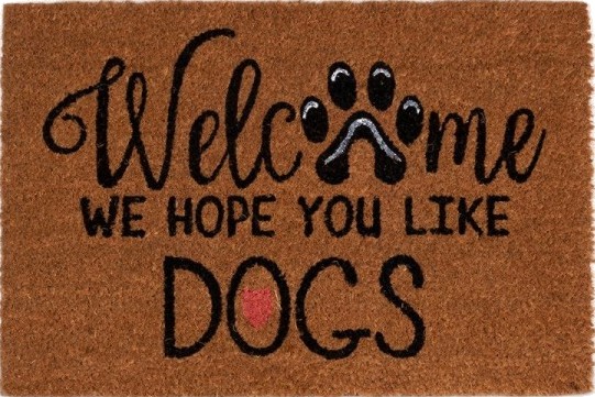   My Garden Welcome we hope you like dogs - 60 / 40 / 1.5 cm - 