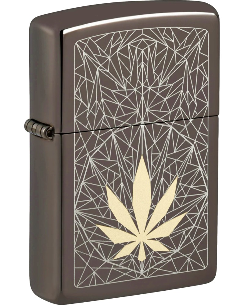   Zippo Cannabis Leaf Design - 