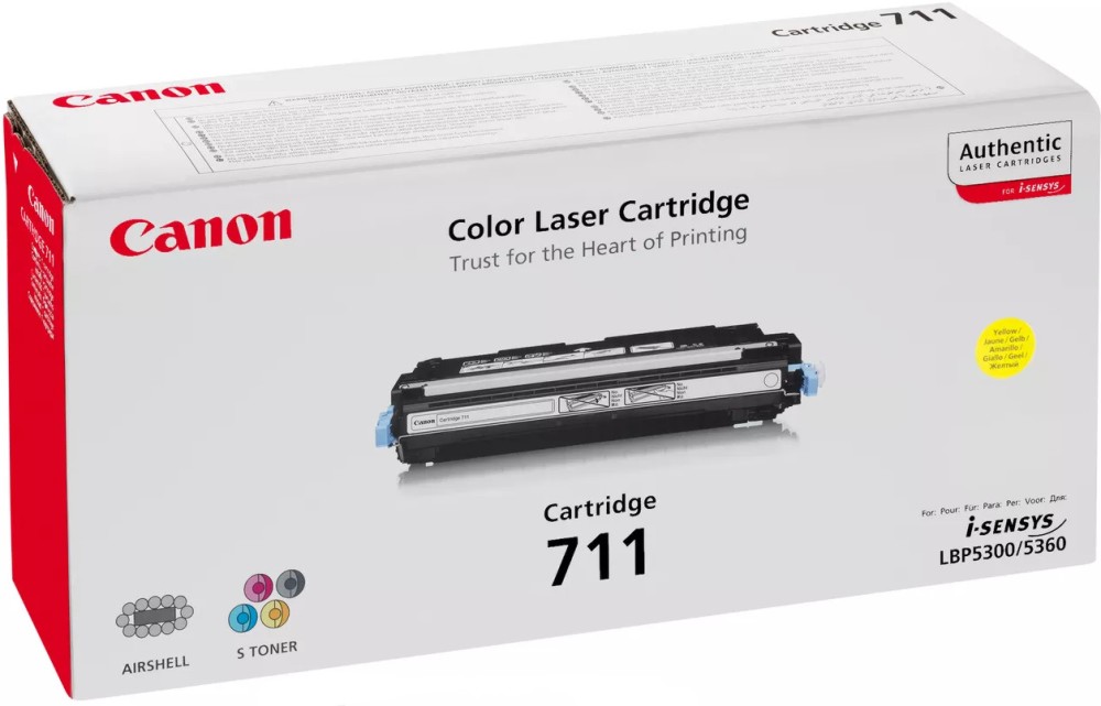   Canon CRG-711Y Yellow - 6000  - 