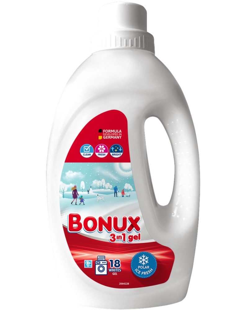       Bonux 3 in 1 - 0.9  1.8 l,    -  