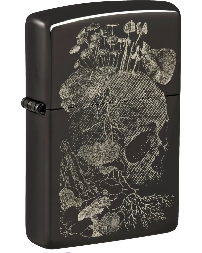   Zippo Skull Mushroom Design - 