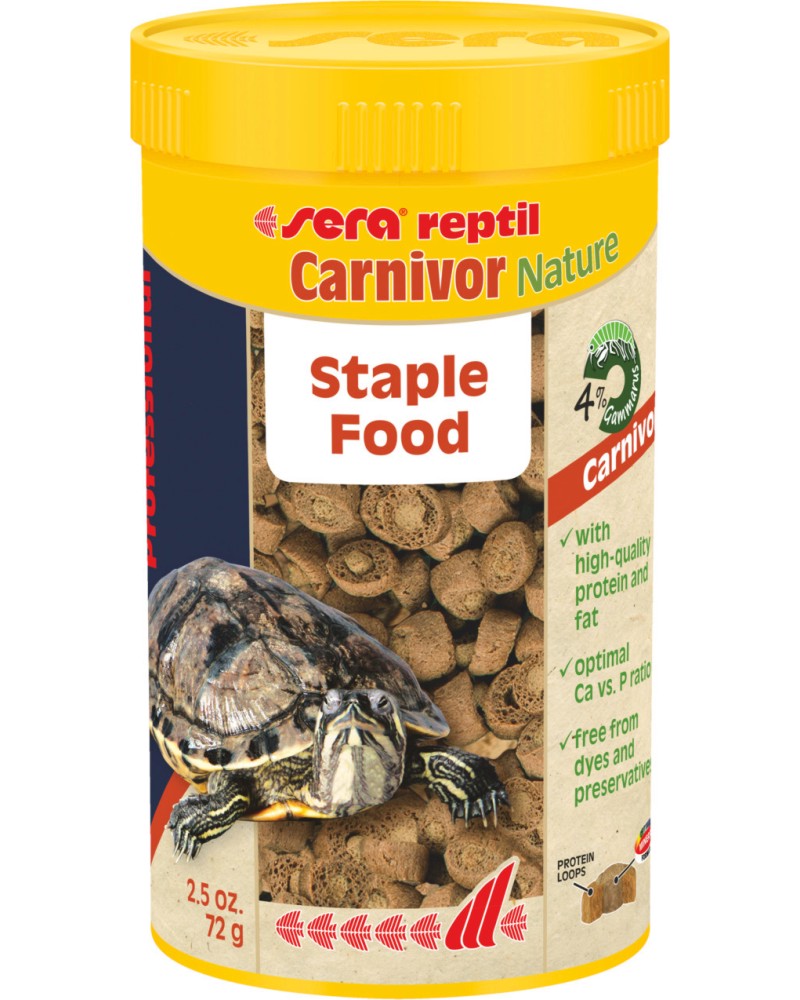     sera Reptil Professional Carnivor - 72  310 g,   Nature - 