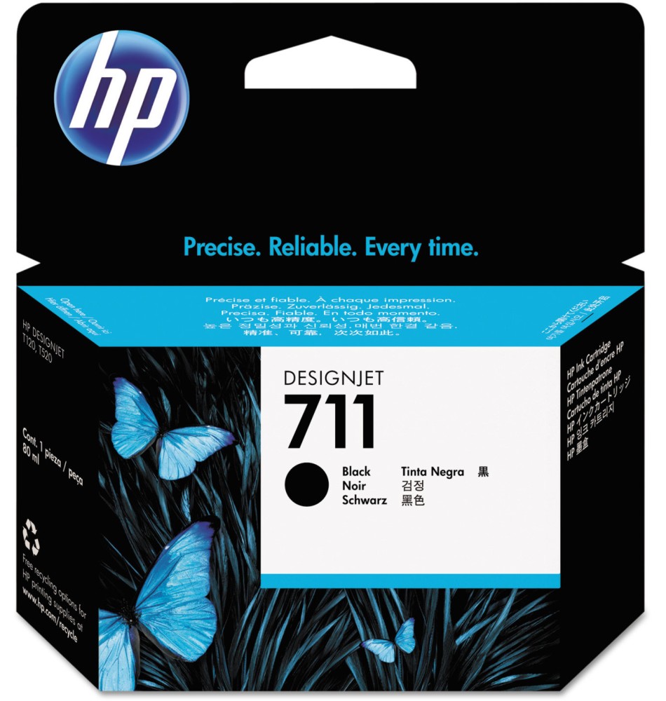      HP 711 Black - 80 ml - 