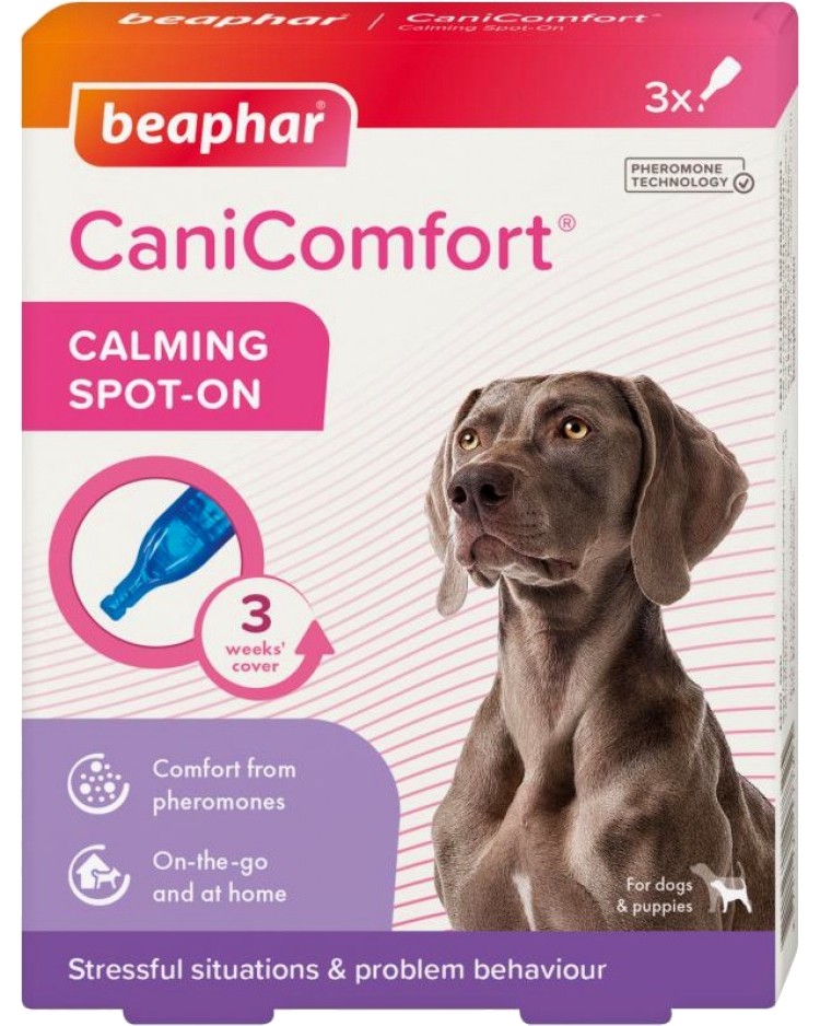       Beaphar Calming Spot-On - 3 ,   CaniComfort - 