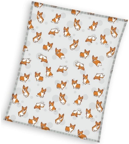   Welsh Corgy Dogs - Sonne - 130 x 170 cm - 