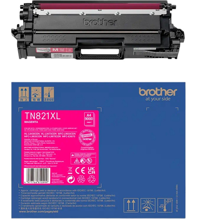   Brother TN-821XLM Magenta - 9000  - 