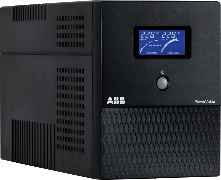    ABB Power Value 11Li Pro 600 - 600 VA, 360 W, 7.2 Ah, 2 x IEC C13, USB, RS232, Line-Interactive - 