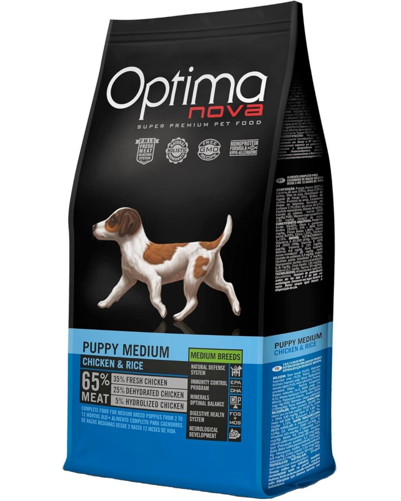     Optima Nova Puppy Medium - 2  12 kg,    ,   ,  2   1  - 