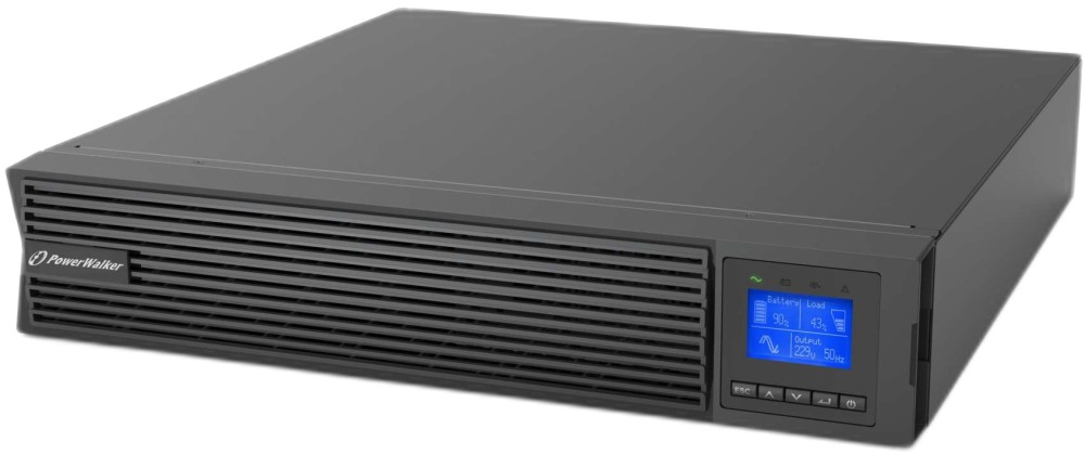    PowerWalker VFI 1500 ICR IoT - 1500 VA, 1500 W, 8 x IEC C13 , USB, RS-232, OnLine - 