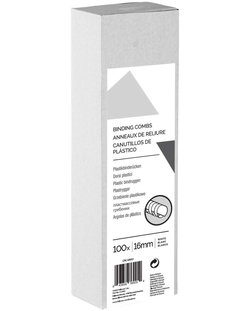     PVC Fellowes - 100   ∅ 16 mm - 