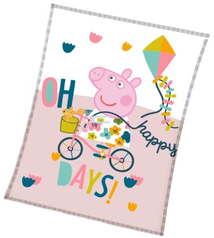   Sonne Peppa Pig Oh Happy Days - 130 x 170 cm,     - 