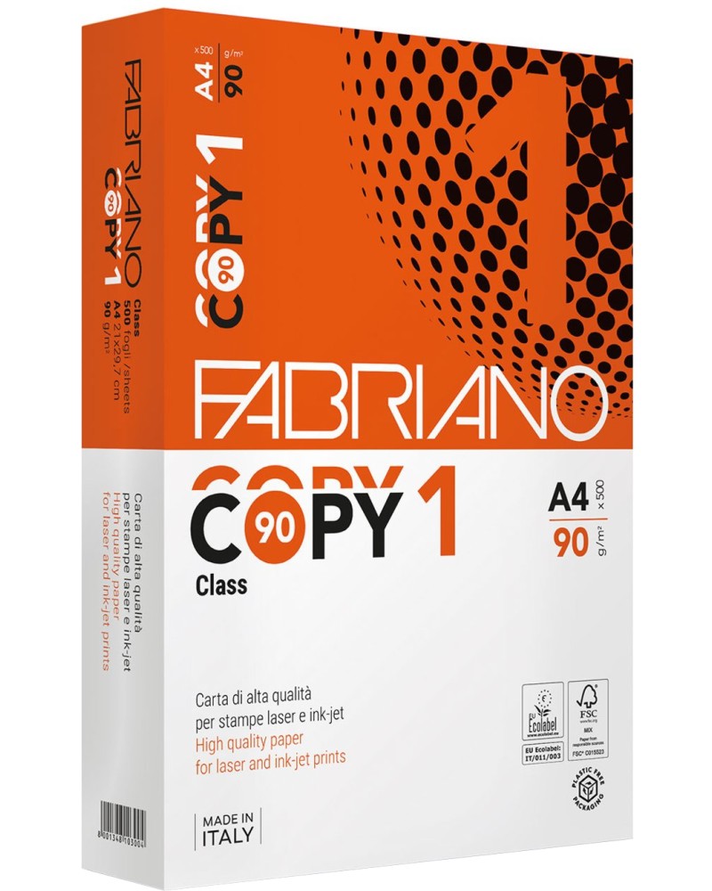   A4 Fabriano Copy 1 - 90 g/m<sup>2</sup>   174 -  