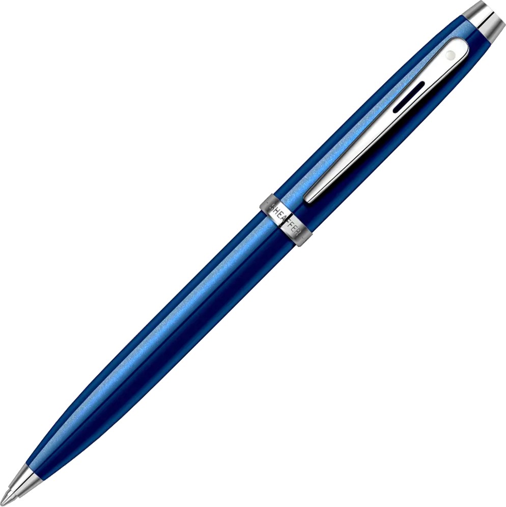  Sheaffer Glossy Blue Lacquer and Chrome -      100 - 