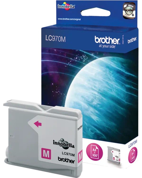      Brother LC-970M Magenta - 300  - 