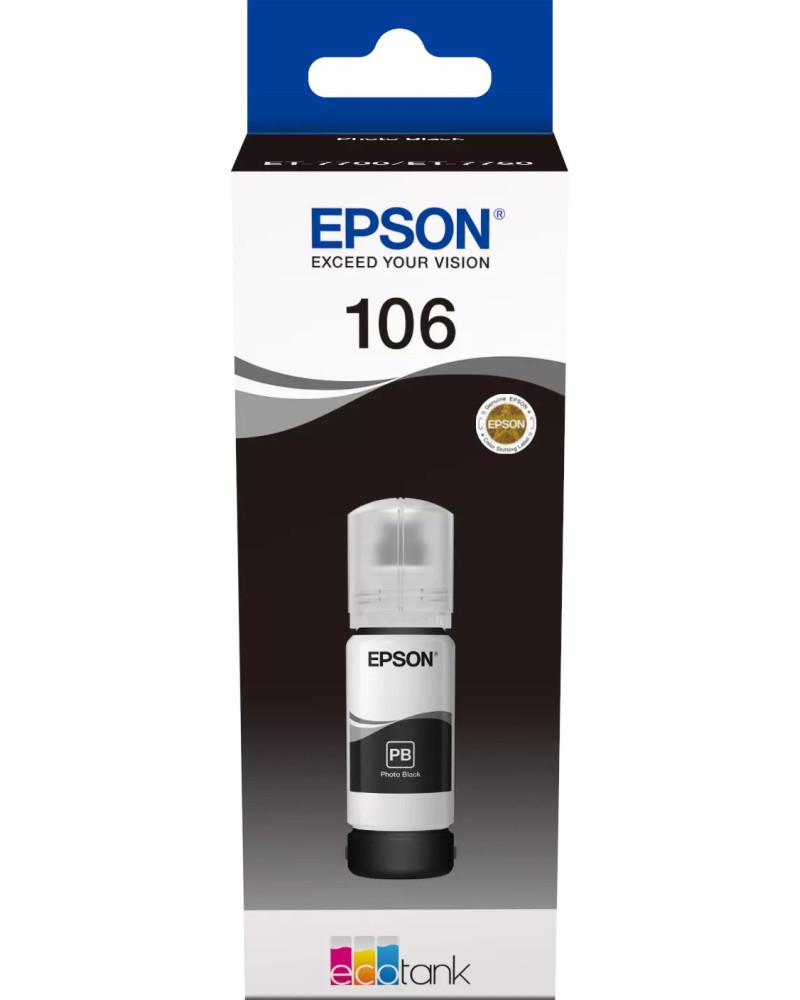    Epson 106 EcoTank Photo Black - 5000  - 