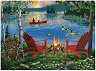 Рисуване по номера Royal & Langnickel - Езеро - 39 x 30 cm -
