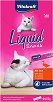 Кремообразни лакомства за котки Vitakraft Liquid Snack - 6 x 15 g, с патешко и Бета-глюкани, за над 3 месеца - храна
